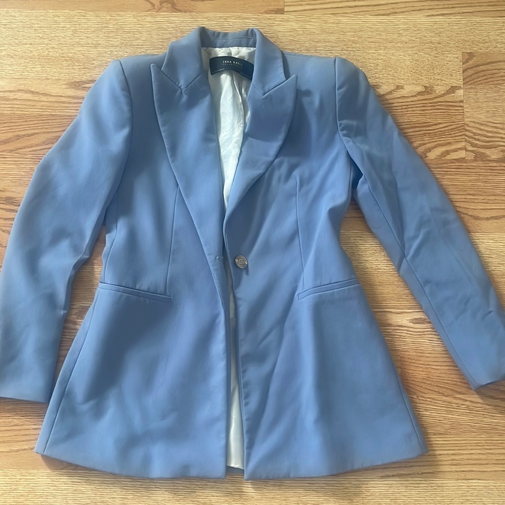 Zara Light Blue Blazer